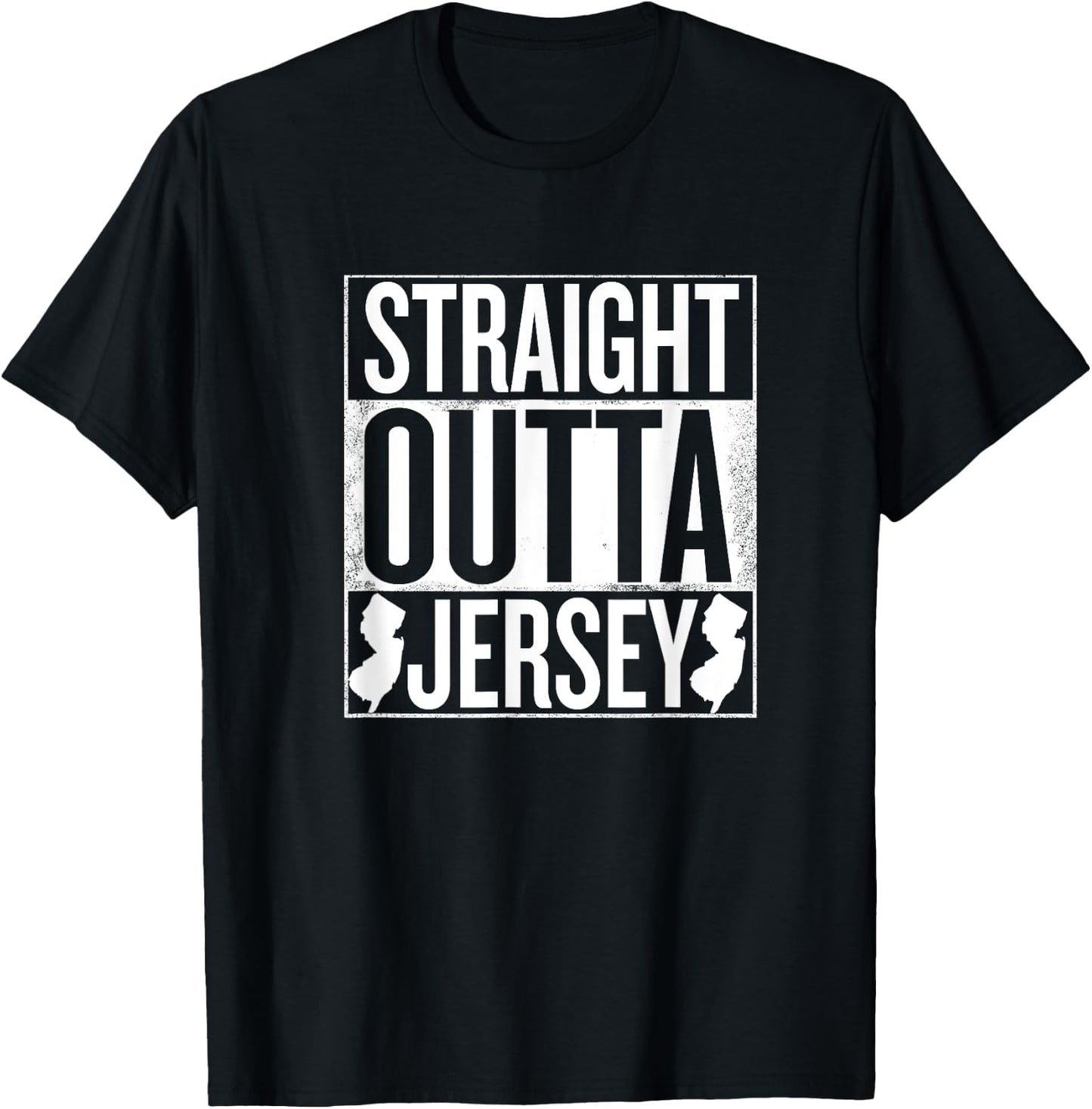 Straight Outta Jersey Shirt T-Shirt - T-Shirt | Black
