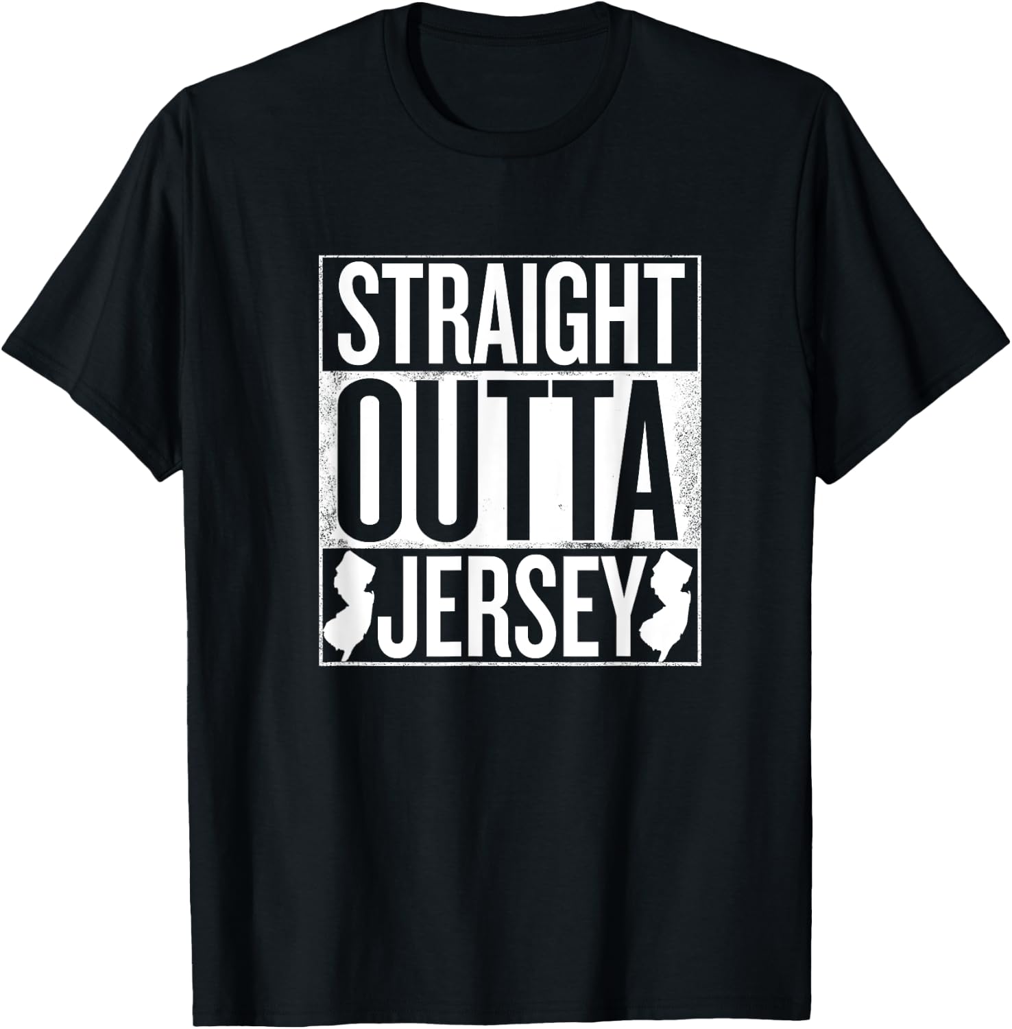 Straight Outta Jersey Shirt T-Shirt - T-Shirt | Black