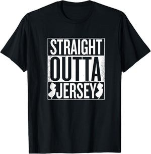 Straight Outta Jersey Shirt T-Shirt - T-Shirt | Black