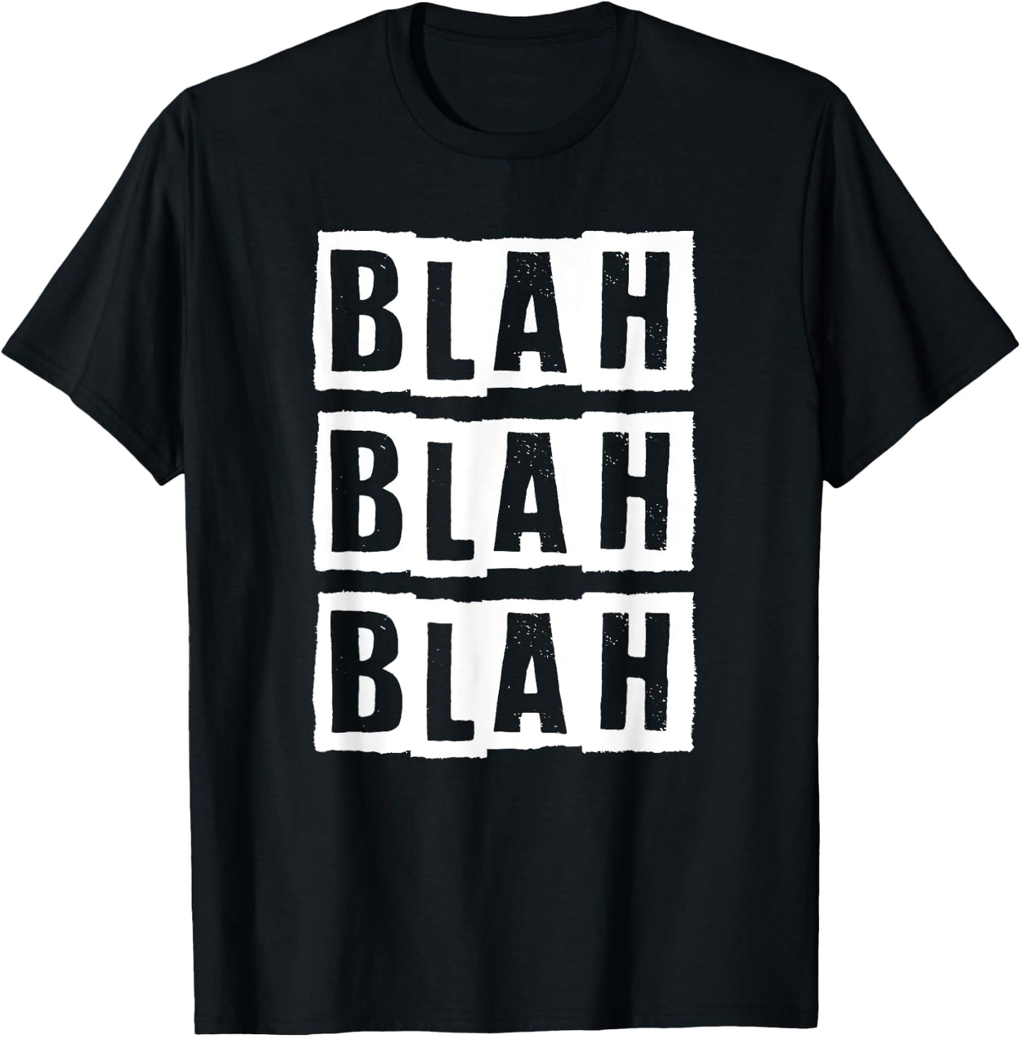 Blah Blah Blah Cynic T-Shirt - T-Shirt | Black