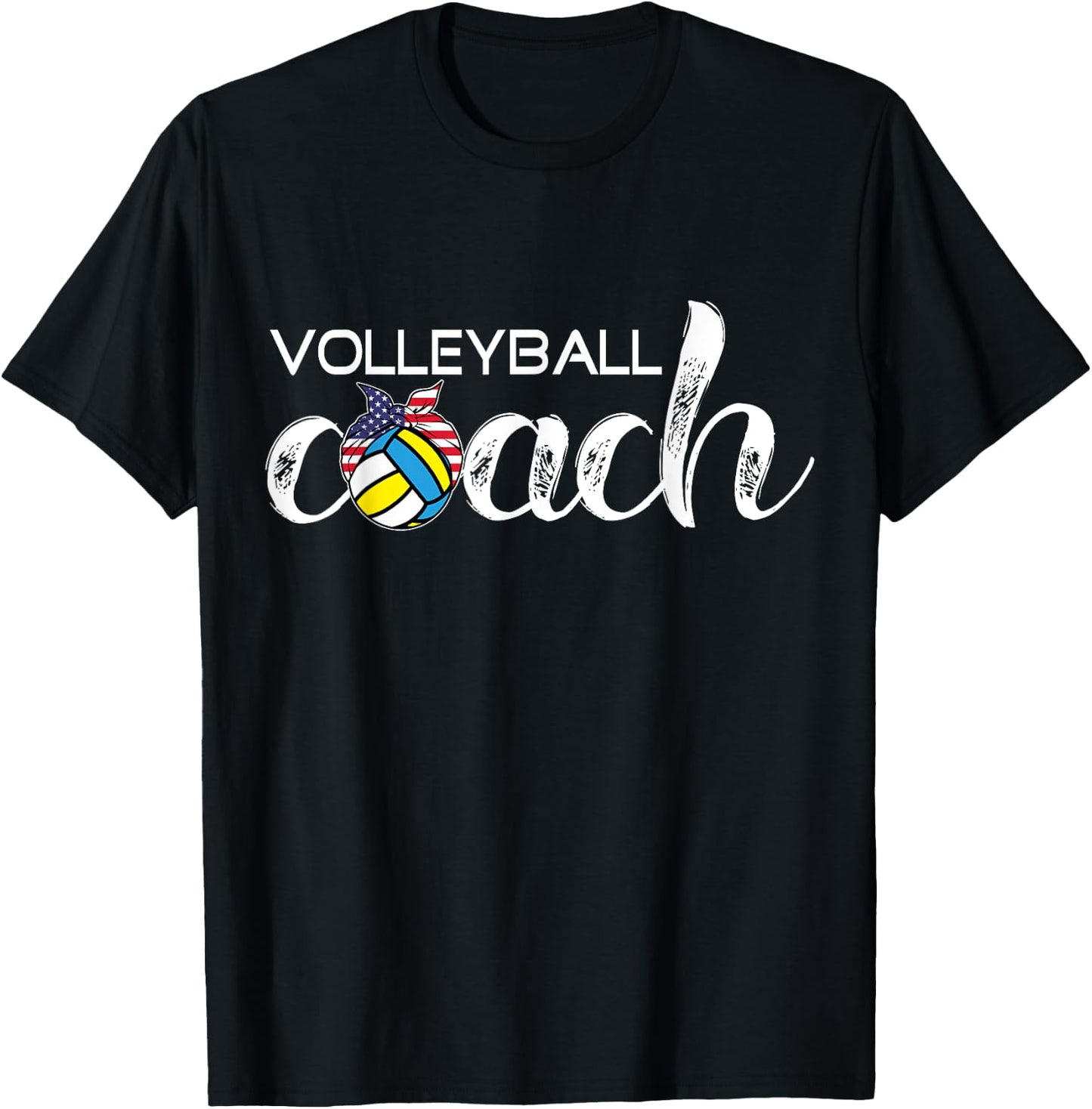 Volleyball Coach Top | Apparel Gift Girls Coaches T-Shirt - T-Shirt | Black