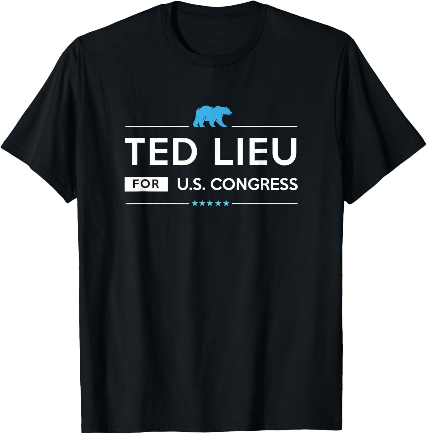 Ted Lieu 2026 for Congress from California CA-36 election T-Shirt - T-Shirt | Black