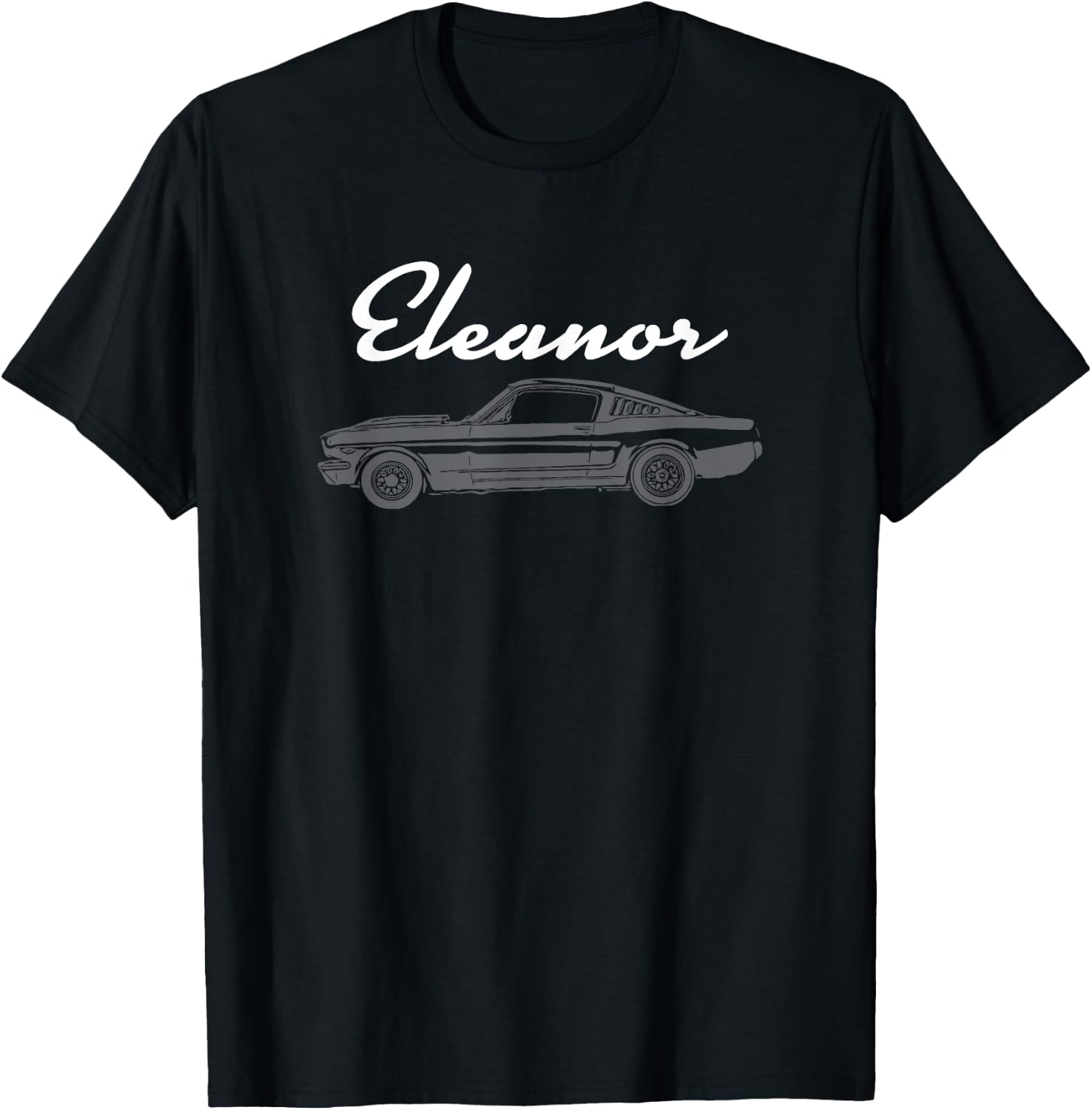 Unicorn Eleanor 1967 Muscle Car Gift Shirt T-Shirt - T-Shirt | Black