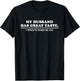 Funny Sarcastic Wife Quote Marriage Humor Joke About Husband T-Shirt - T-Shirt | Black