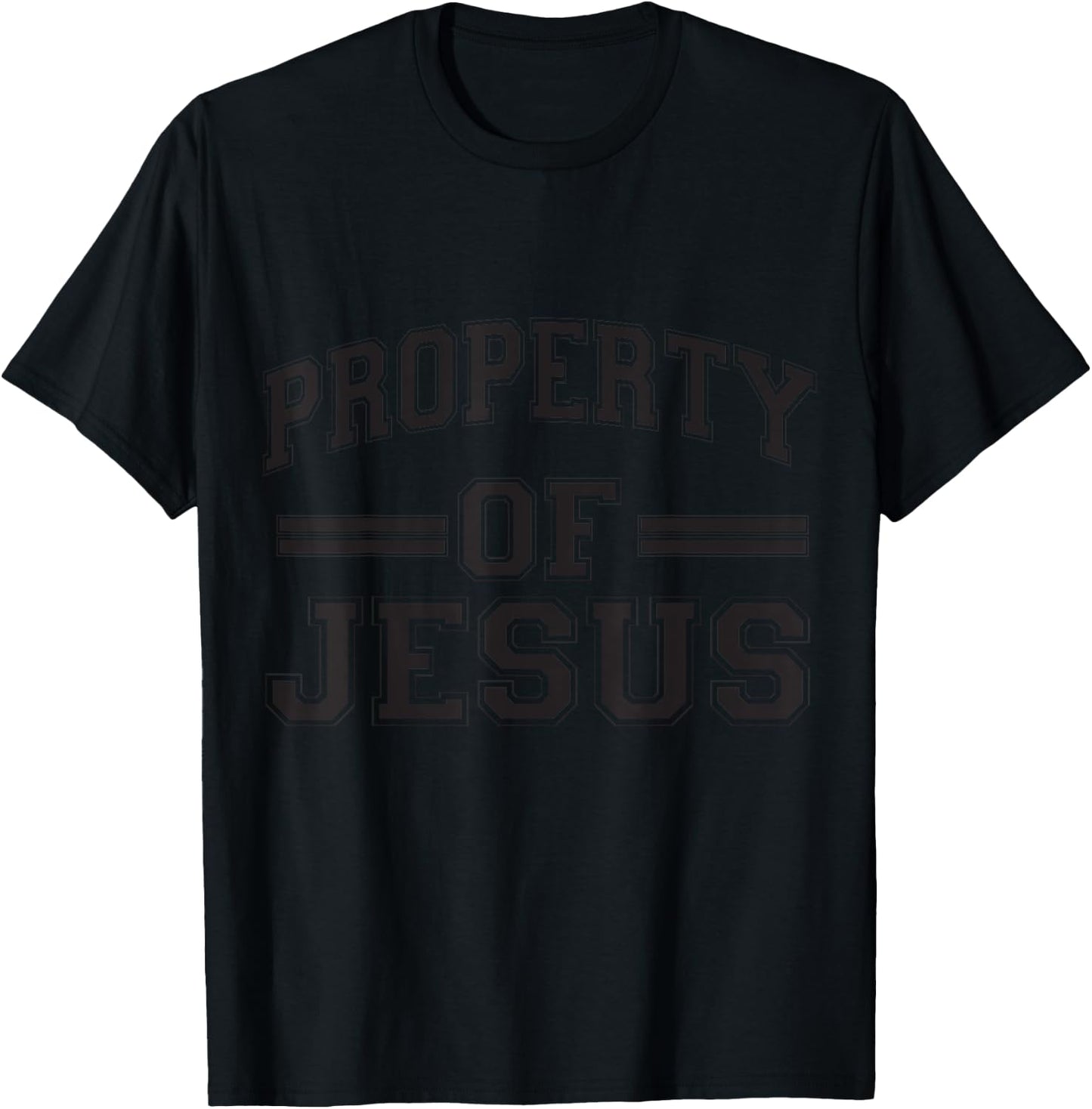 Christian T Shirts Property of Jesus T-Shirt - T-Shirt | Black