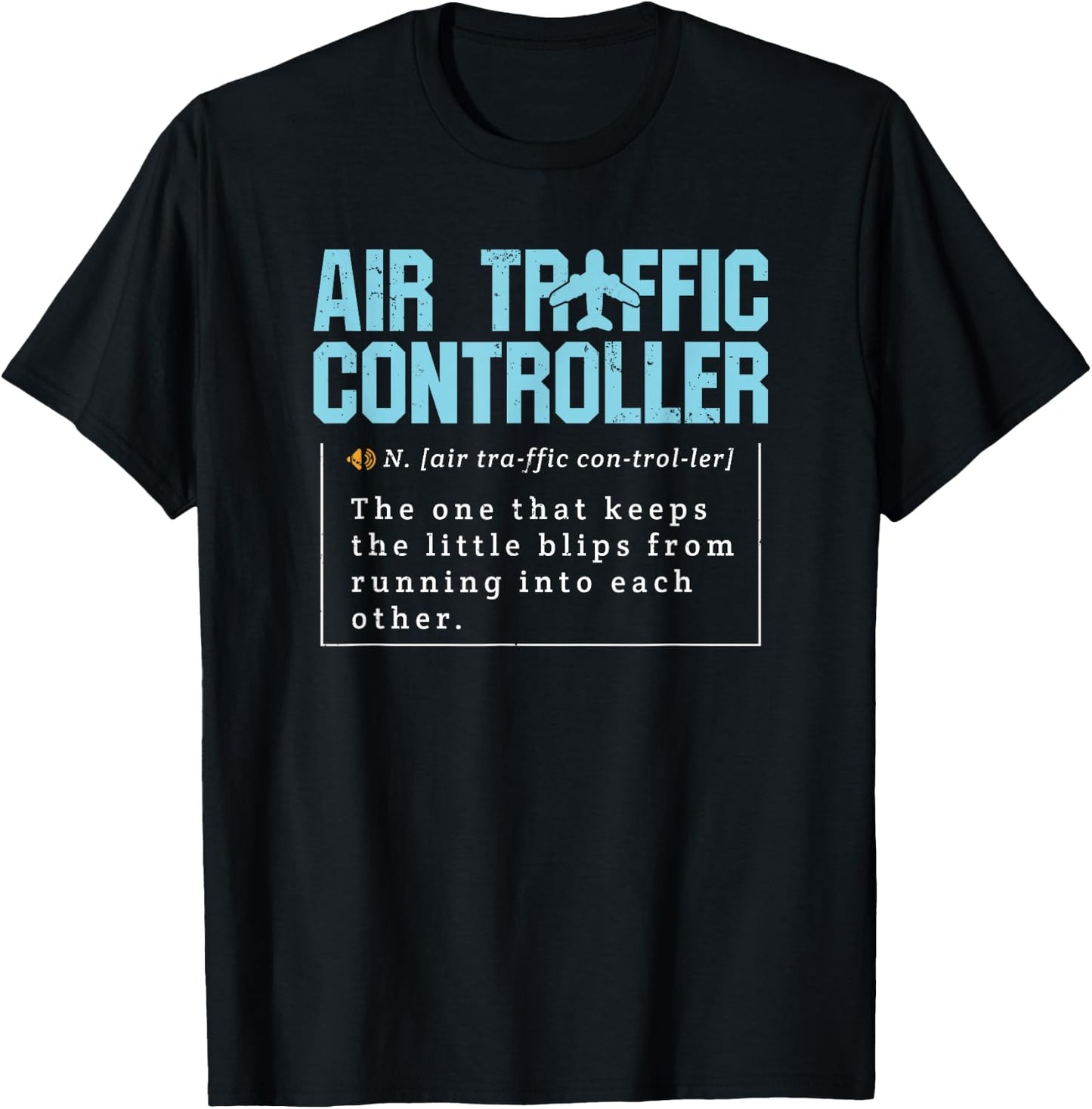 Funny Air Traffic Controller - Definition T-Shirt - T-Shirt | Black