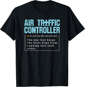 Funny Air Traffic Controller - Definition T-Shirt - T-Shirt | Black