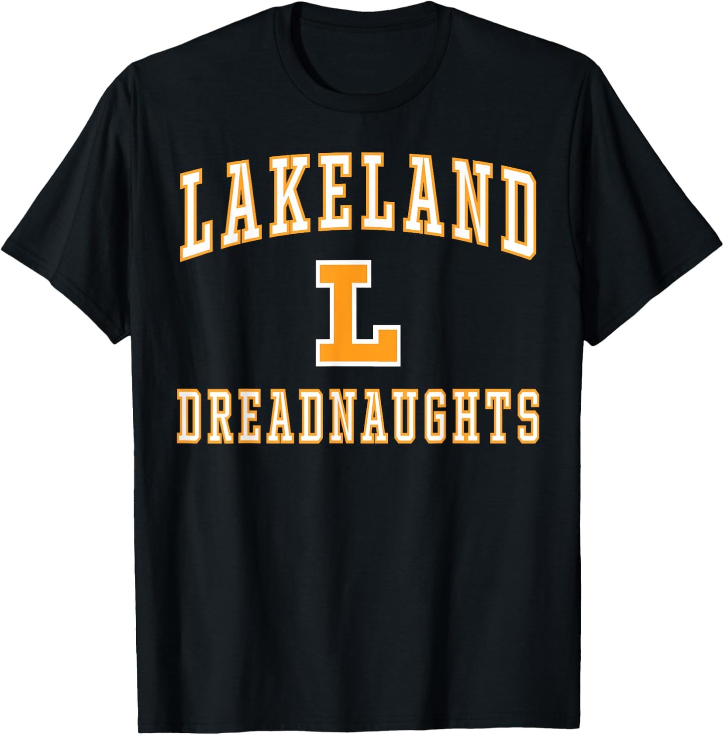 Lakeland High School Dreadnaughts C1 T-Shirt - T-Shirt | Black