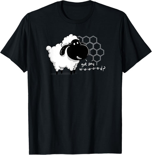 Board Game for Geeks, Got Any Wood Sheep Shirt T-Shirt - T-Shirt | Black