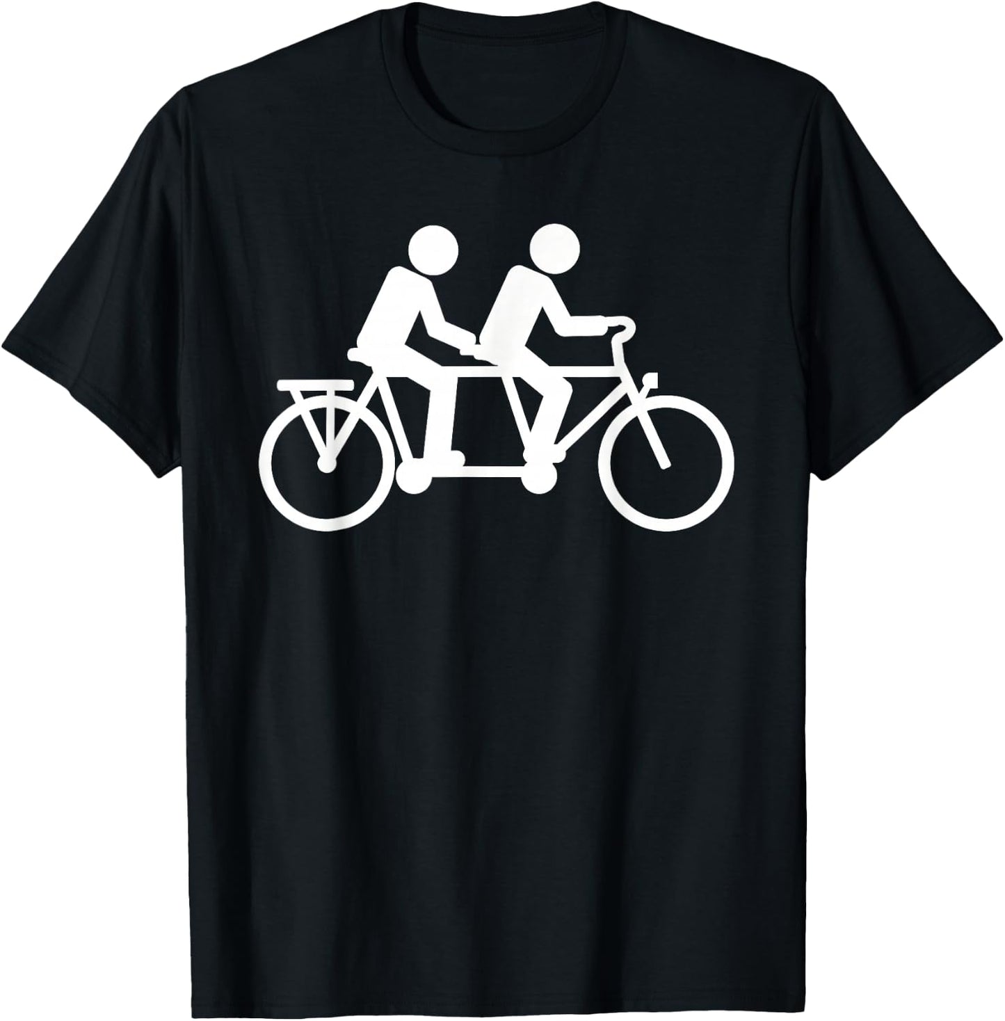 Tandem bike T-Shirt - T-Shirt | Black