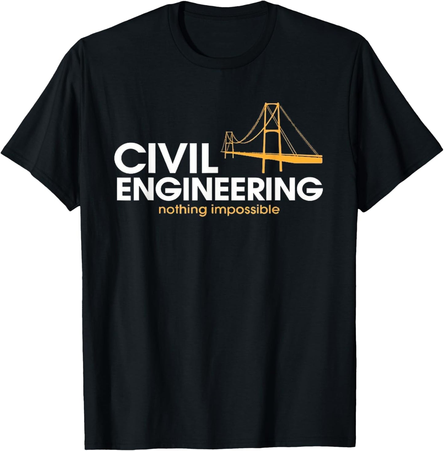 Civil engineering shirt for , Civil engineering for boys T-Shirt - T-Shirt | Black