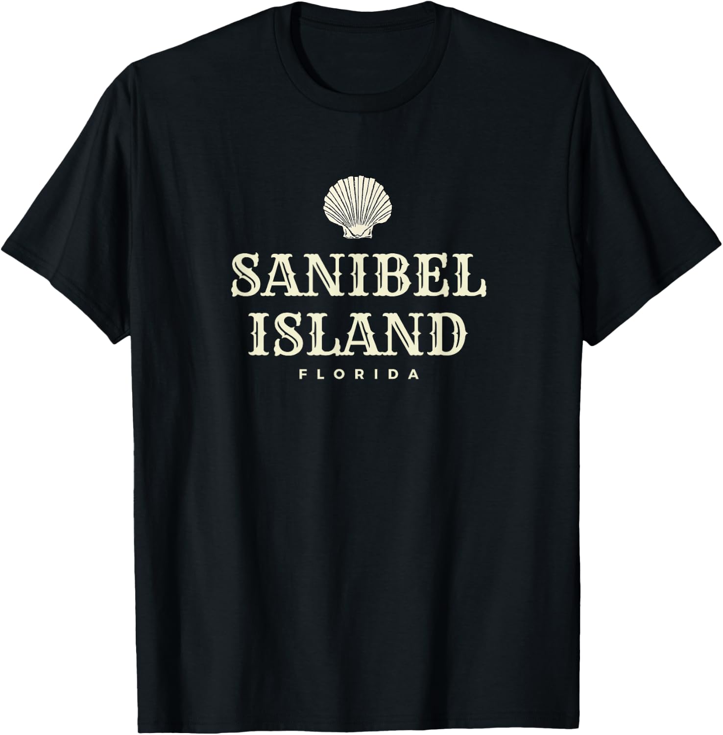 Sanibel Island , Ocean Shell Sanibel Florida T-Shirt - T-Shirt | Black
