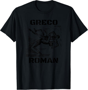 Greco Roman Wrestling T-Shirt - T-Shirt | Black