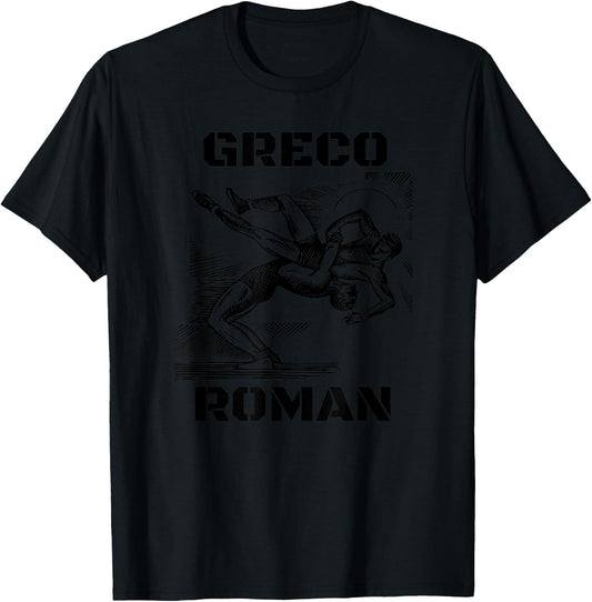 Greco Roman Wrestling T-Shirt - T-Shirt | Black