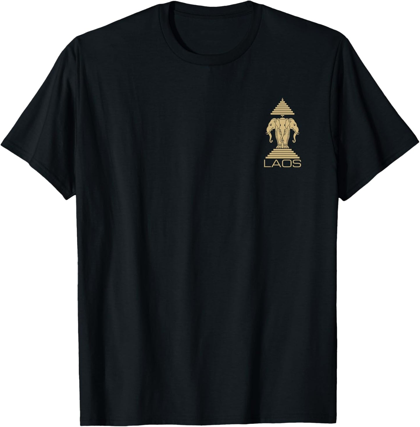 Laos Elephant Symbol Laotian Pride T-Shirt - T-Shirt | Black