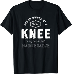 Knee Replacement Surgery Shirt Funny Get Well Gift Hospital T-Shirt - T-Shirt | Black