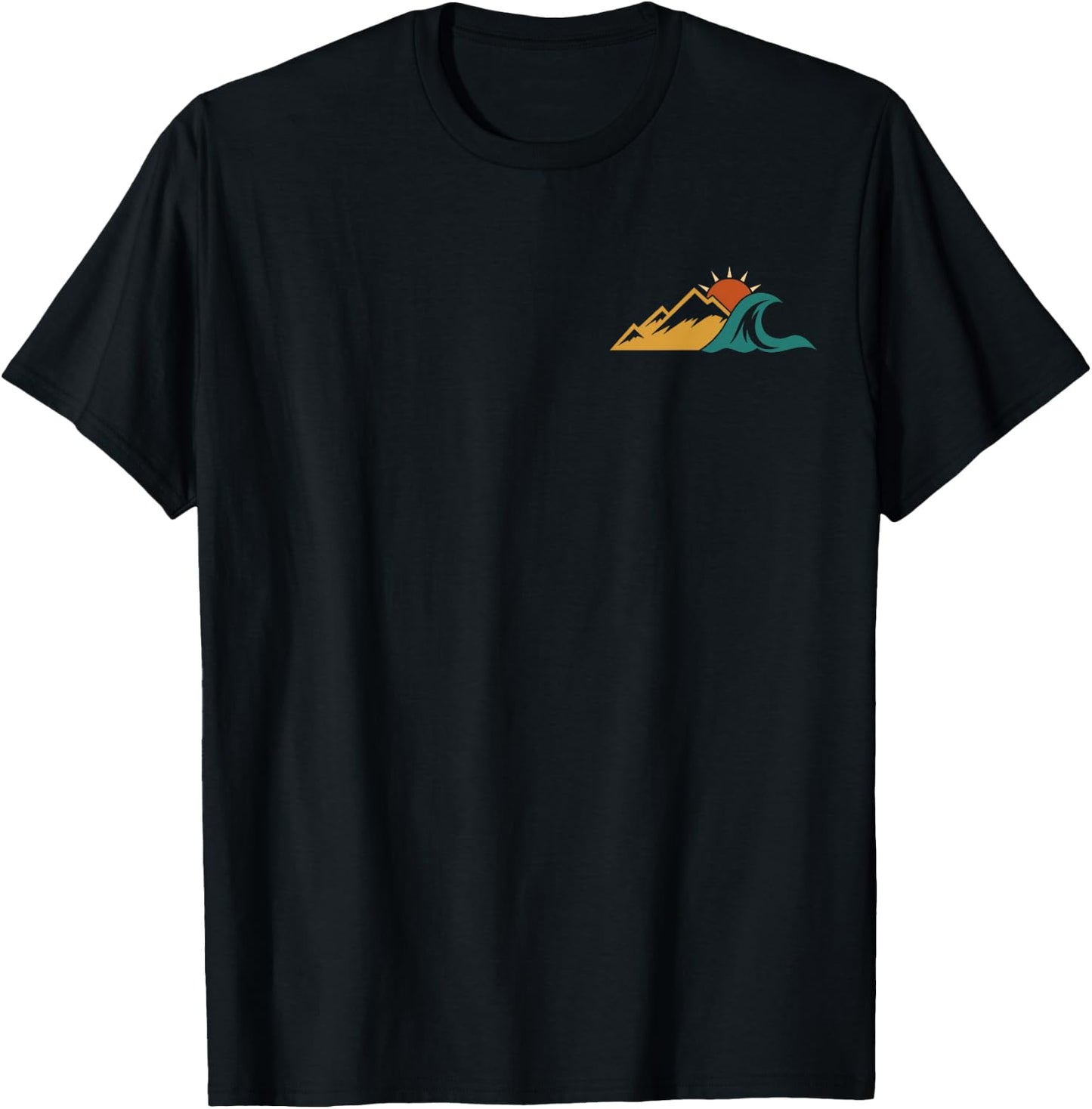 Minimalist Outdoor Explorers Hiking Adventure T-Shirt - T-Shirt | Black