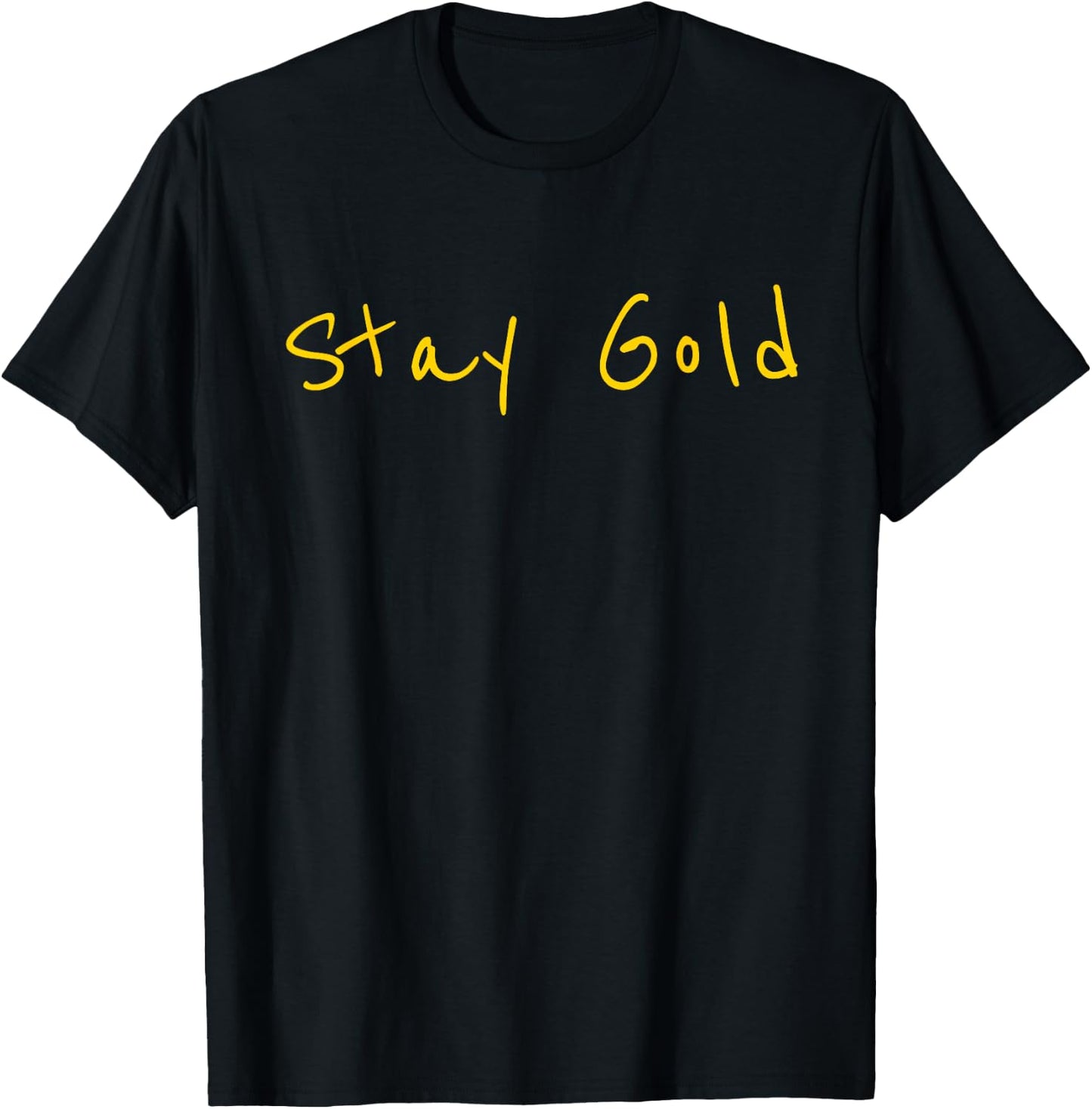Stay Gold T-Shirt - T-Shirt | Black