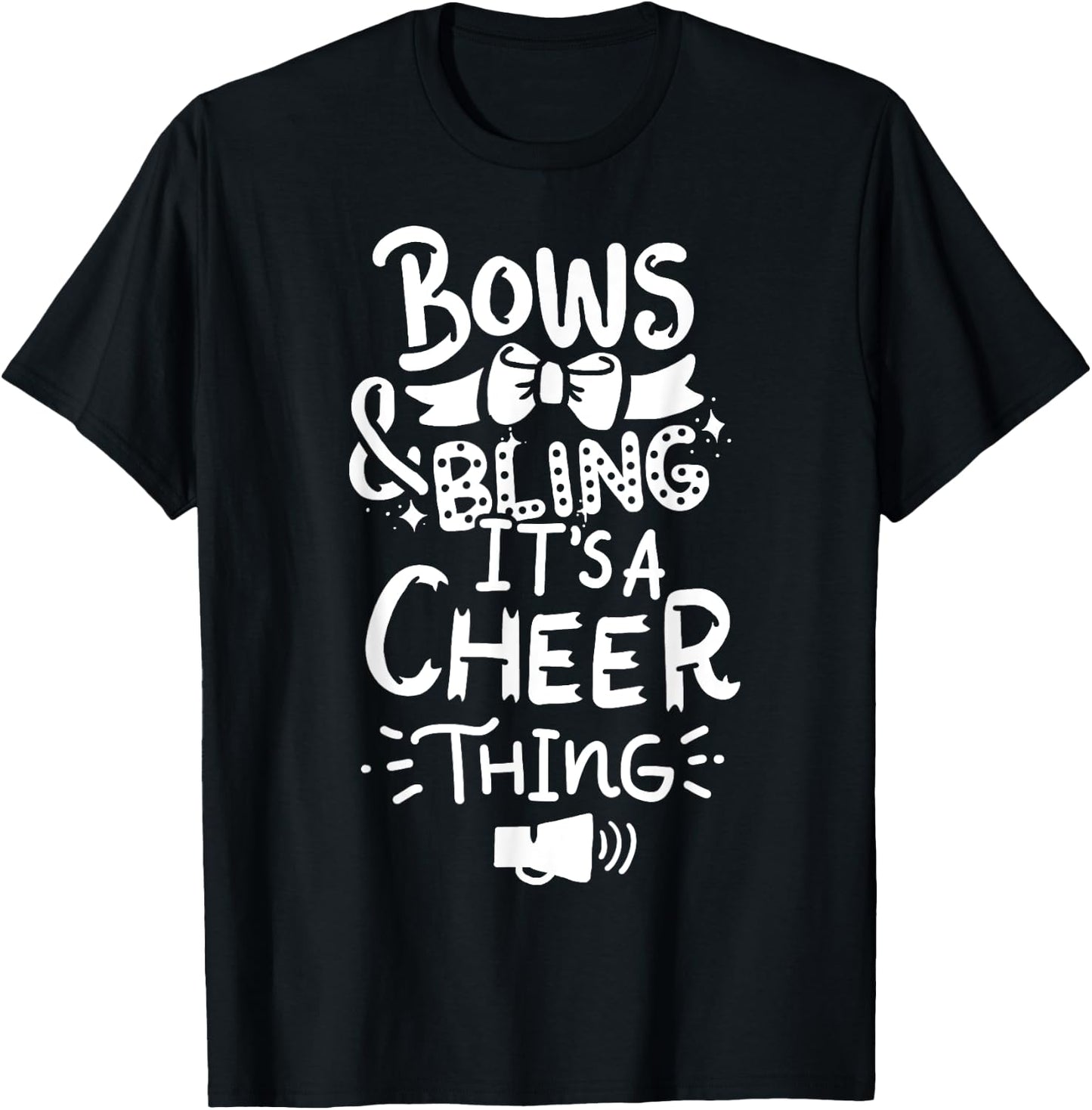Cheerleading Cheerleader Football Gift T-Shirt - T-Shirt | Black