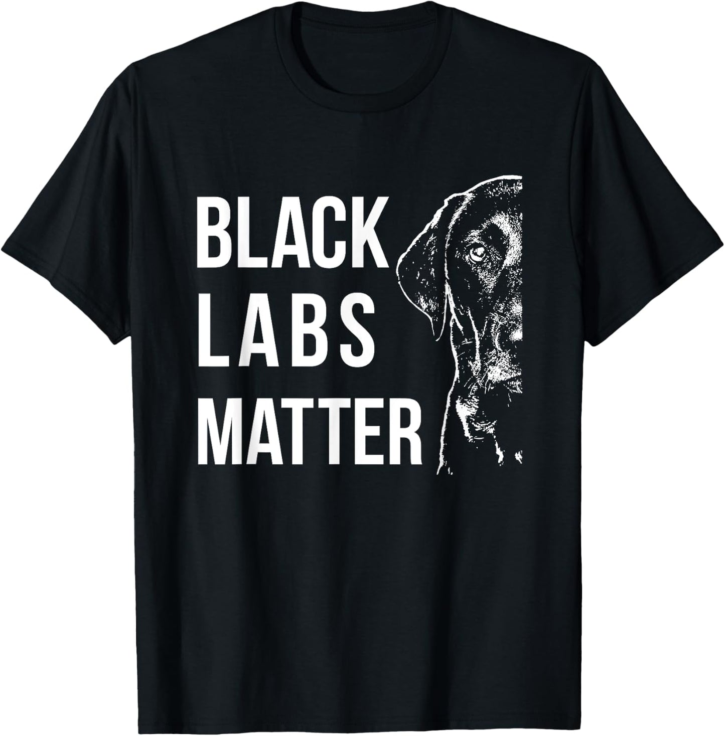 Labrador | Black Labs Matter T-Shirt - T-Shirt | Black