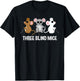 Three Blind Mice Kids Nursery Rhyme T-Shirt - T-Shirt | Black