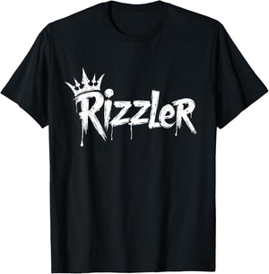 W Rizz Rizzler The Rizz God Funny Meme T-Shirt - T-Shirt | Black