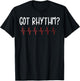 Got Rhythm T Shirt Cardiology Shirt Funny Heartbeat Gift Med T-Shirt - T-Shirt | Black