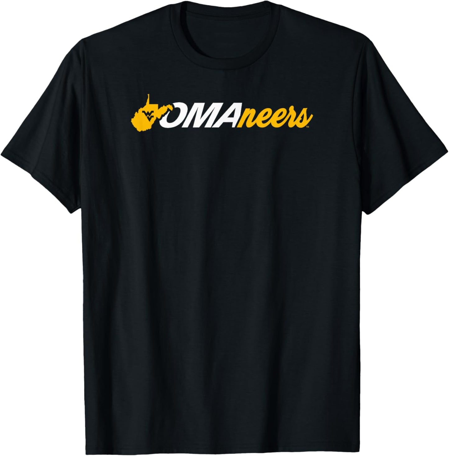 West Virginia Mountaineers CWS Baseball 2026 Omaneers Navy T-Shirt - T-Shirt | Black