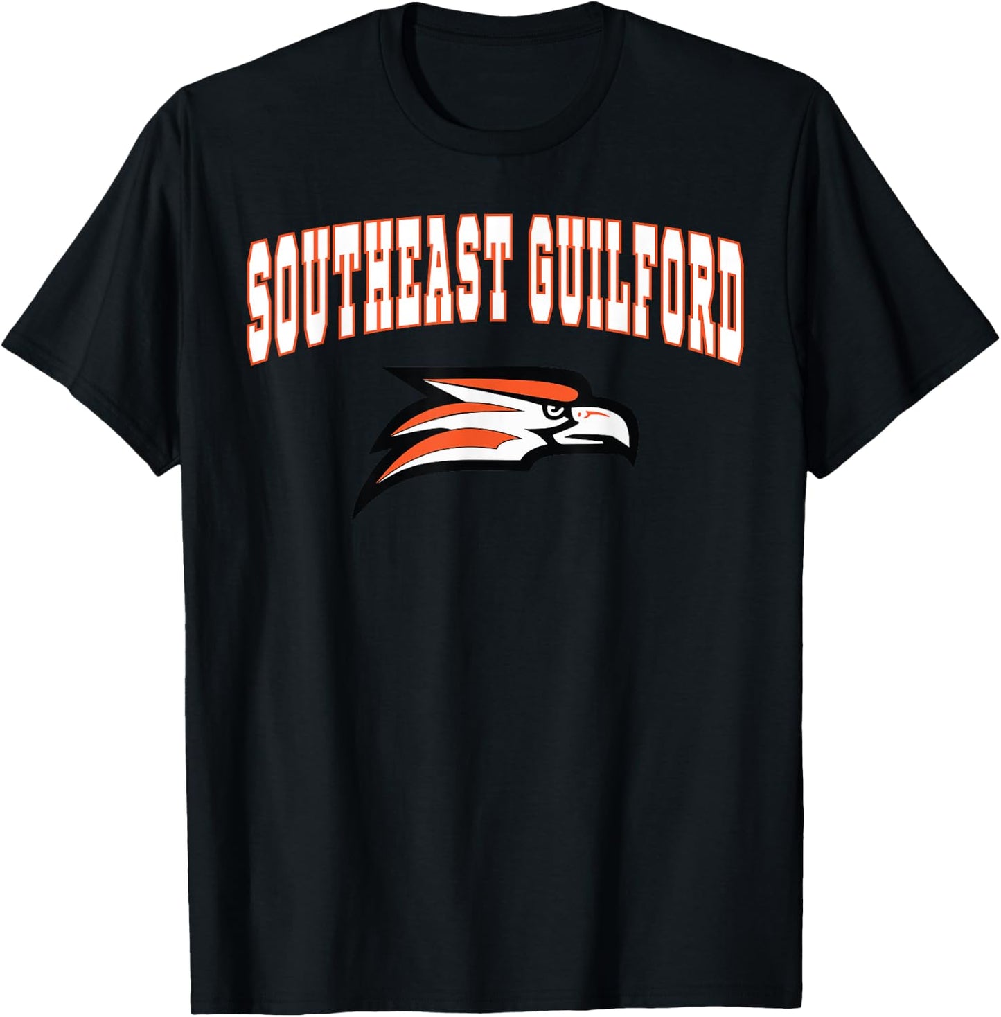 Southeast Guilford High School Falcons T-Shirt - T-Shirt | Black