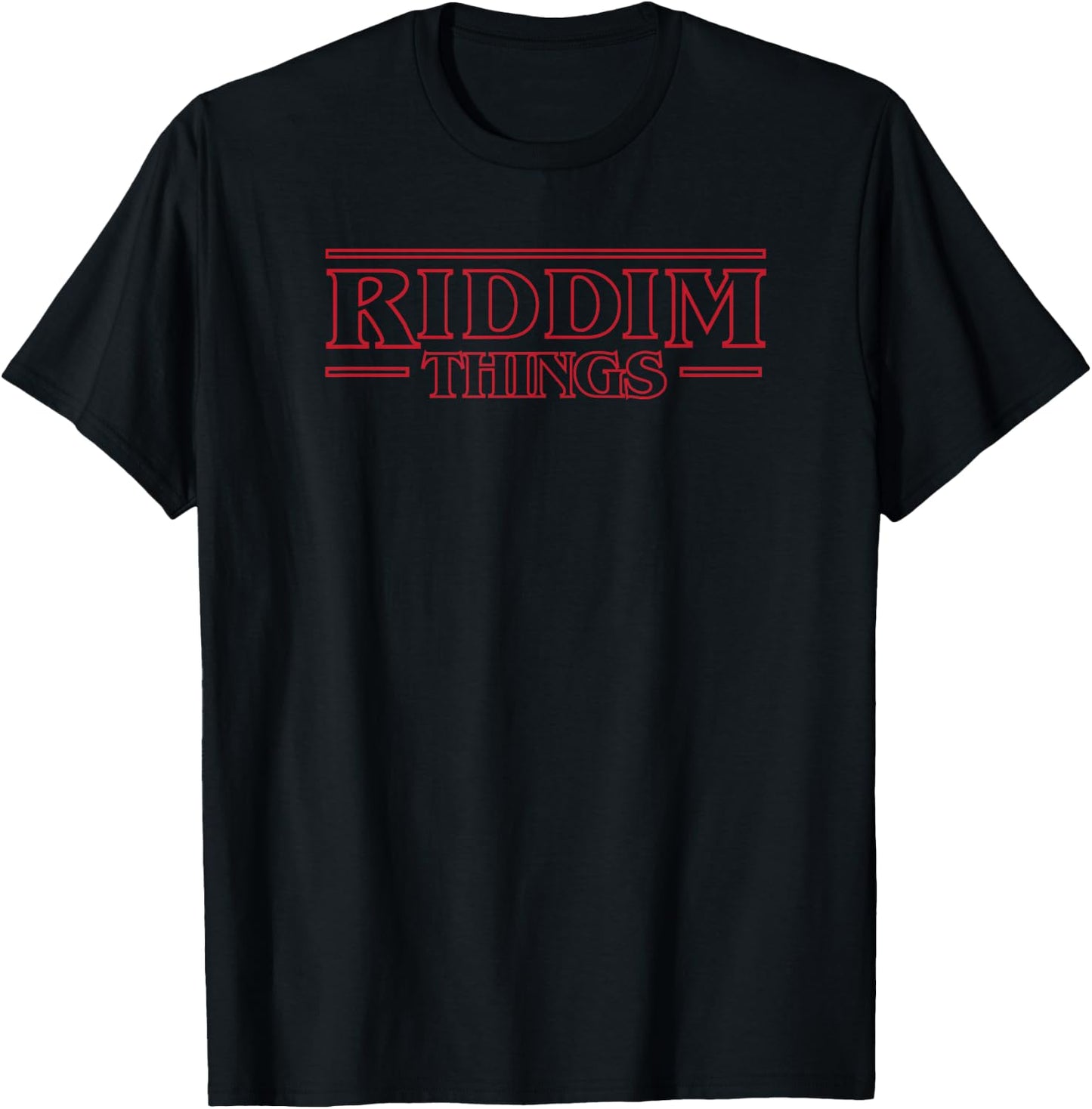 Anti Riddim Riddim Club: Official RIDDIM THINGS T-Shirt - T-Shirt | Black