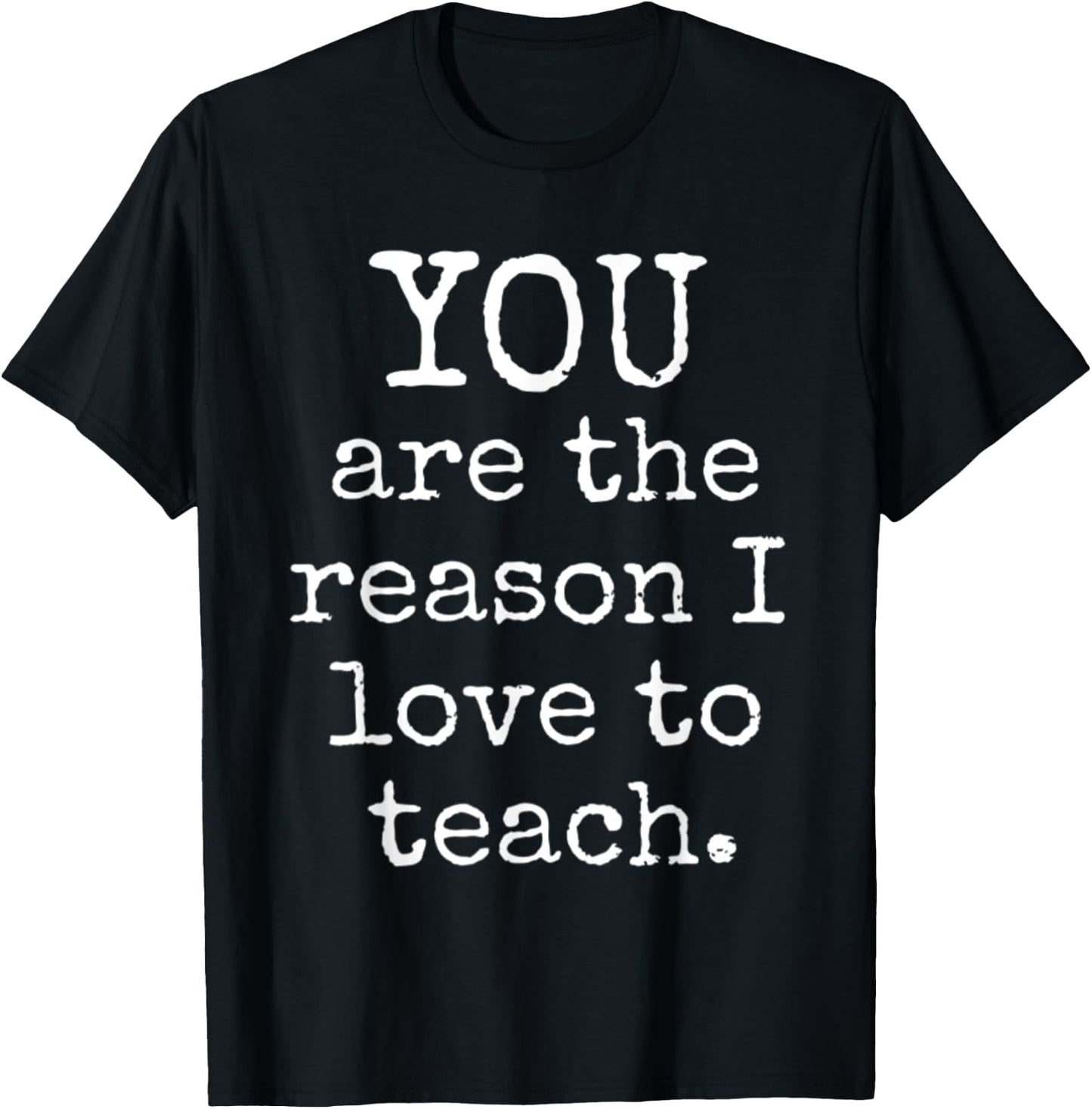 Love to Teach Positive Affirmation Kind Motivational Teacher Small T-Shirt - T-Shirt | Black