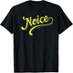 Noice Retro Lettering T-Shirt - T-Shirt | Black