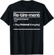 Retirement Definition Pickleball Retired Sport Player Gift T-Shirt - T-Shirt | Black