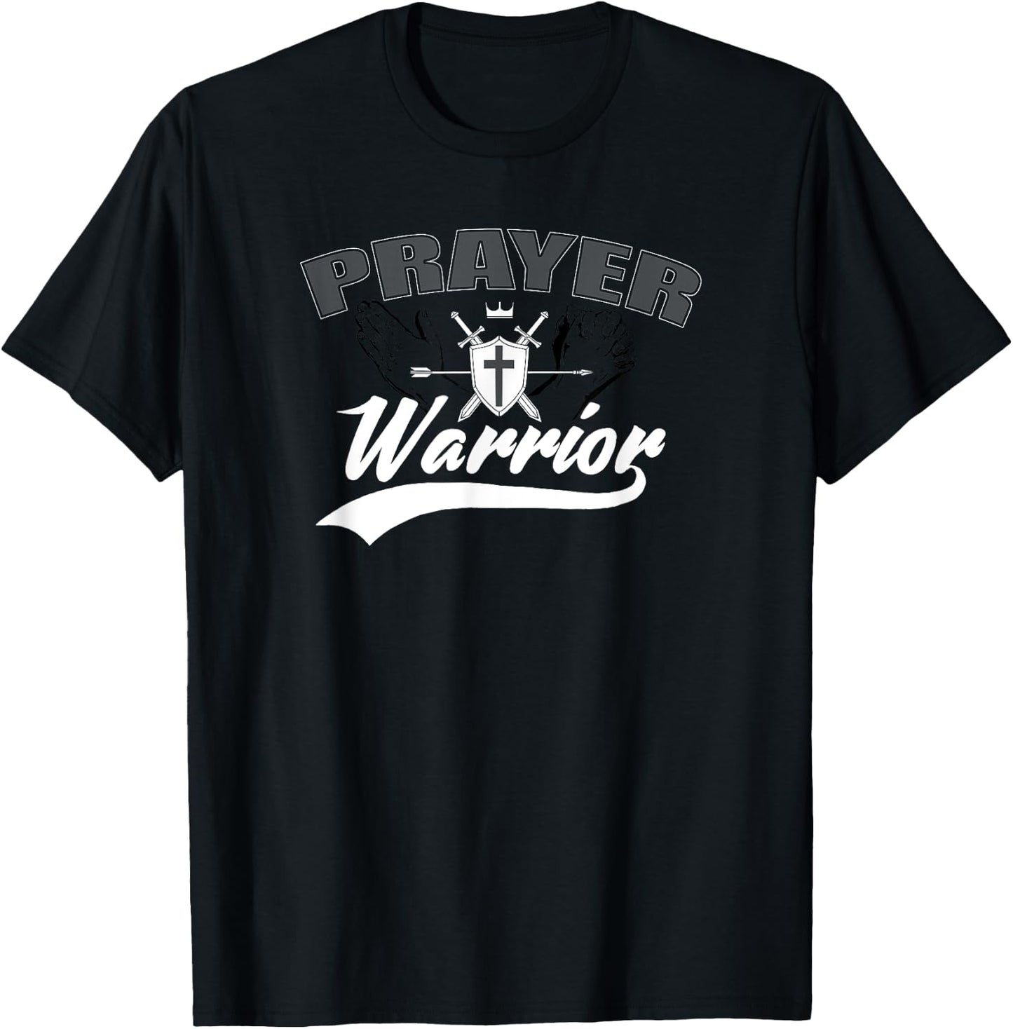 Prayer Warrior Women and Kids T-Shirt - T-Shirt | Black