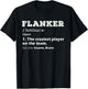 Flanker Position Rugby Player Football Wide Receiver Gifts T-Shirt - T-Shirt | Black