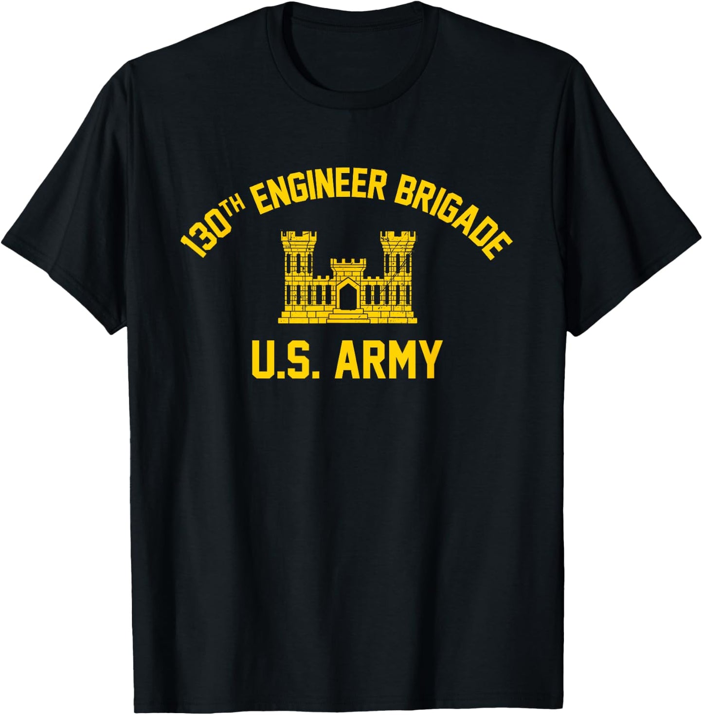 130th Engineer Brigade T-Shirt - T-Shirt | Black