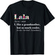 Lala Like Grandmother but So Much Cooler T-Shirt - T-Shirt | Black