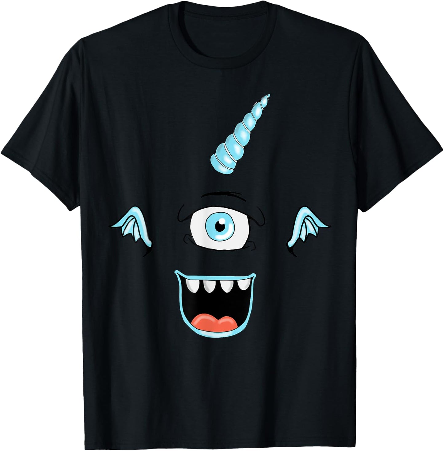 Purple People Eater Monster Halloween Costume T-Shirt - T-Shirt | Black
