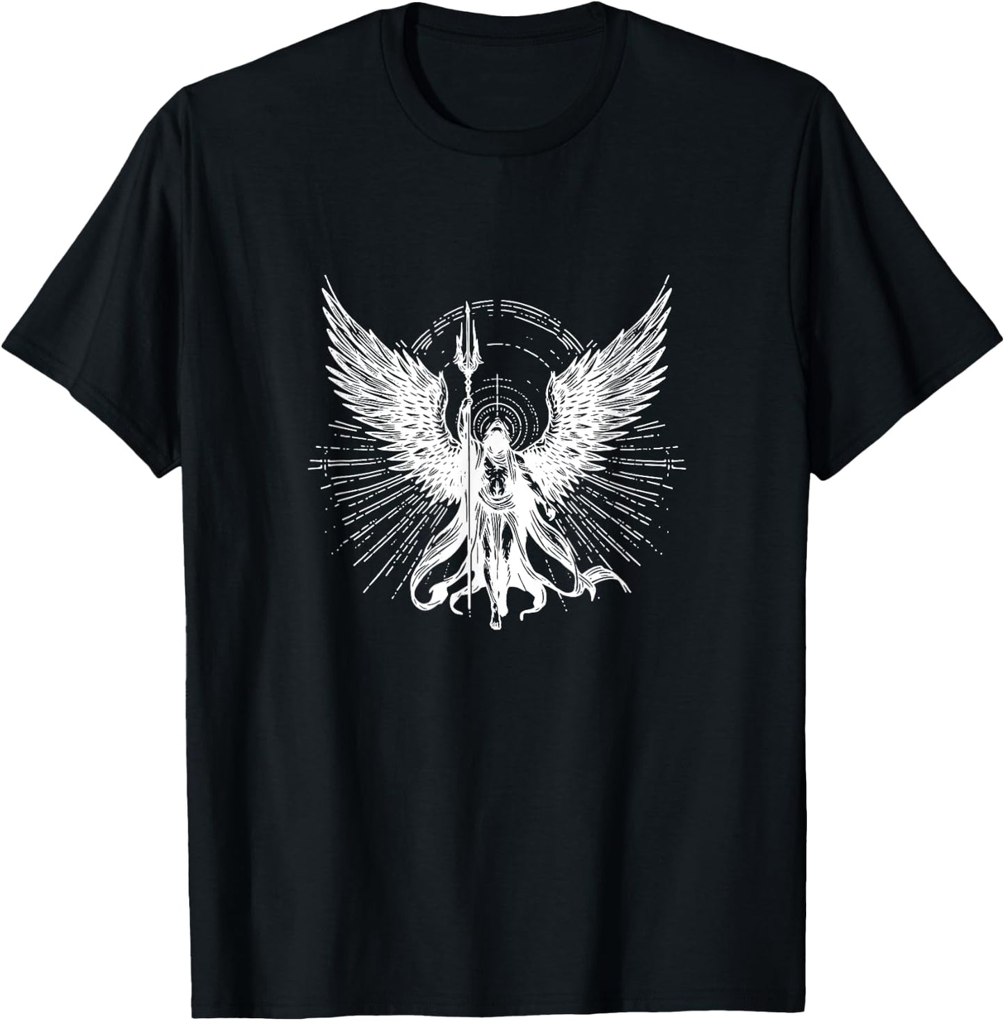 #snirt Fallen Angel Men's Angel Women T-Shirt - T-Shirt | Black