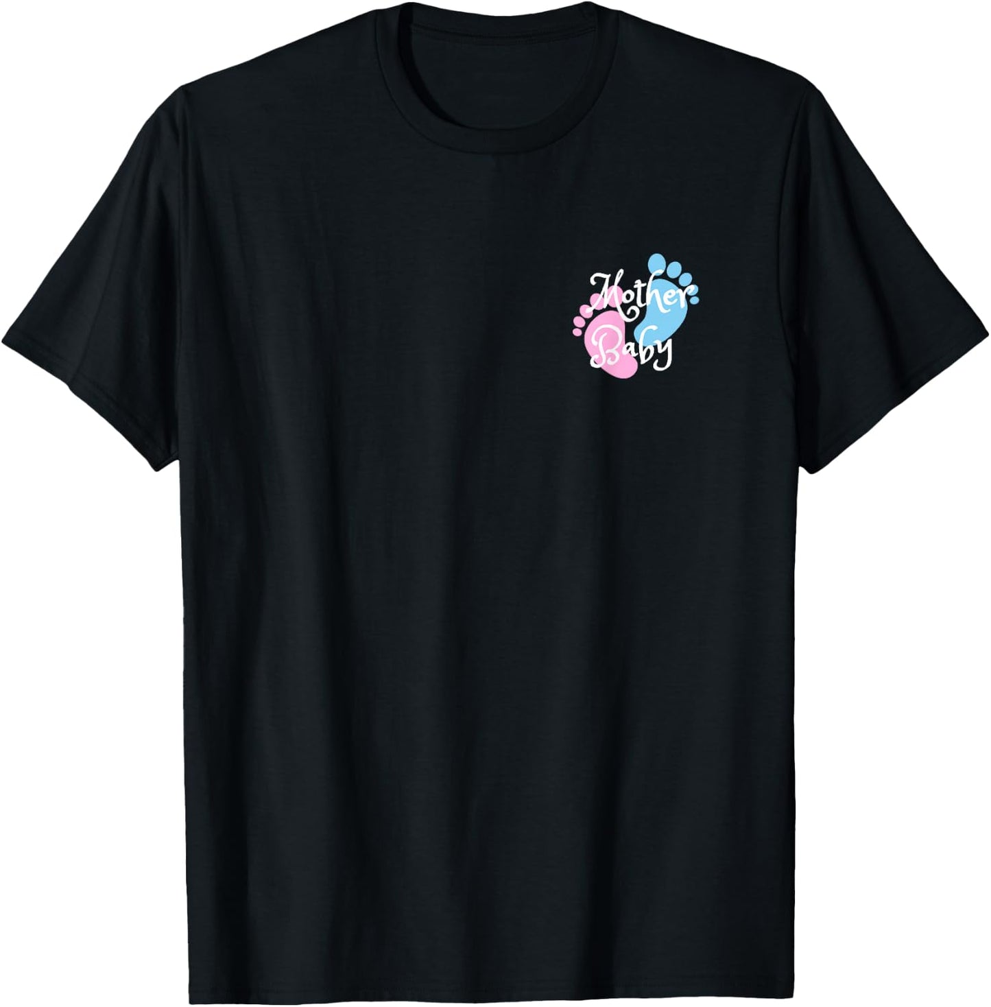 Stork Carrying Baby Postpartum (Mother-Baby) Nurses T-Shirt - T-Shirt | Black