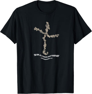 Laminin Christian Jesus Cross T-Shirt - T-Shirt | Black