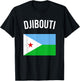 Djibouti Djiboutian Flag & Vacation Gift T-Shirt - T-Shirt | Black