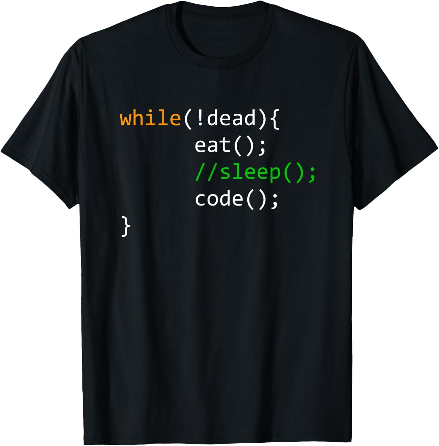 Programmer Eat Sleep Code T-Shirt - T-Shirt | Black