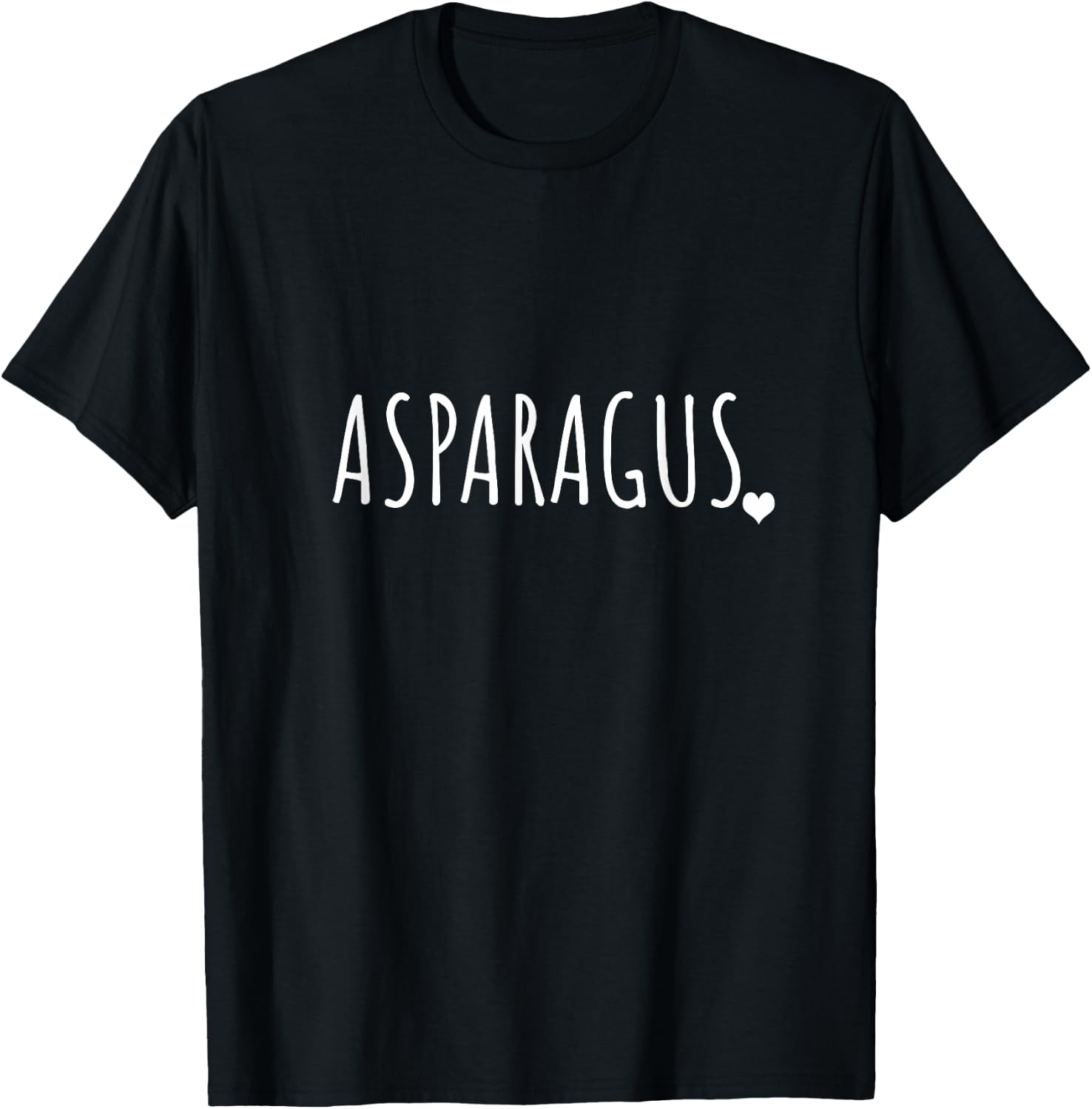 Asparagus - Cute Food Shirt T-Shirt - T-Shirt | Black