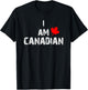 Canada Day I am Canadian Celebrate Canadian Heritage T-Shirt - T-Shirt | Black