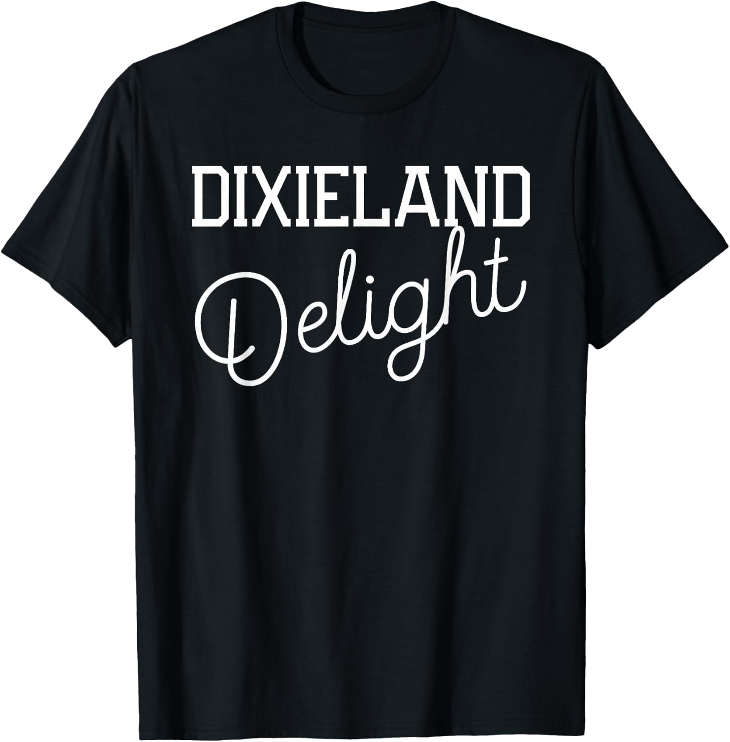Dixieland Delight Funny Retro T-Shirt - T-Shirt | Black