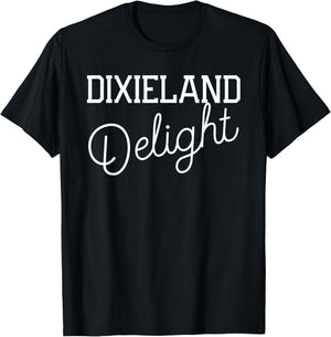 Dixieland Delight Funny Retro T-Shirt - T-Shirt | Black