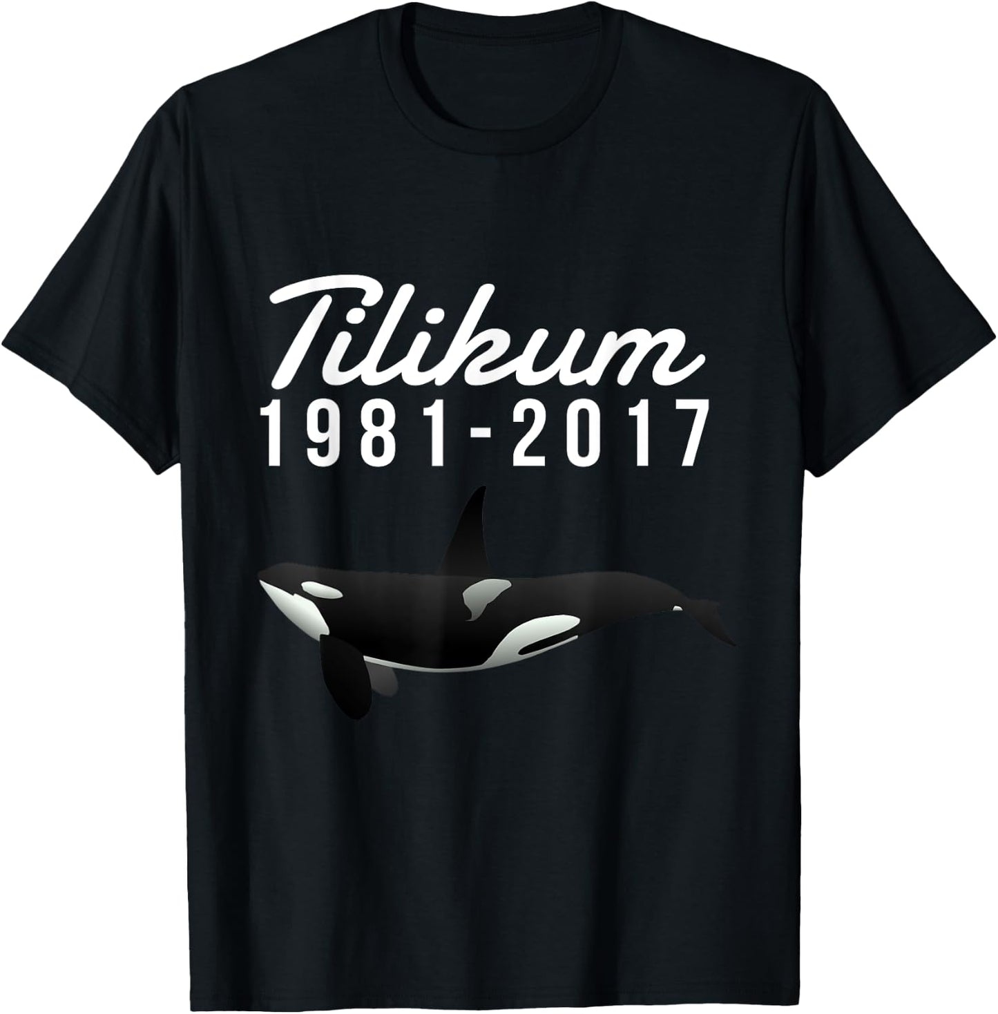 Free Tilikum Save the Orca Killer Whale T-Shirt - T-Shirt | Black
