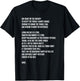 Serenity Prayer T-Shirt - T-Shirt | Black
