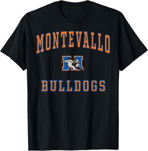 Montevallo High School Bulldogs C1 T-Shirt - T-Shirt | Black